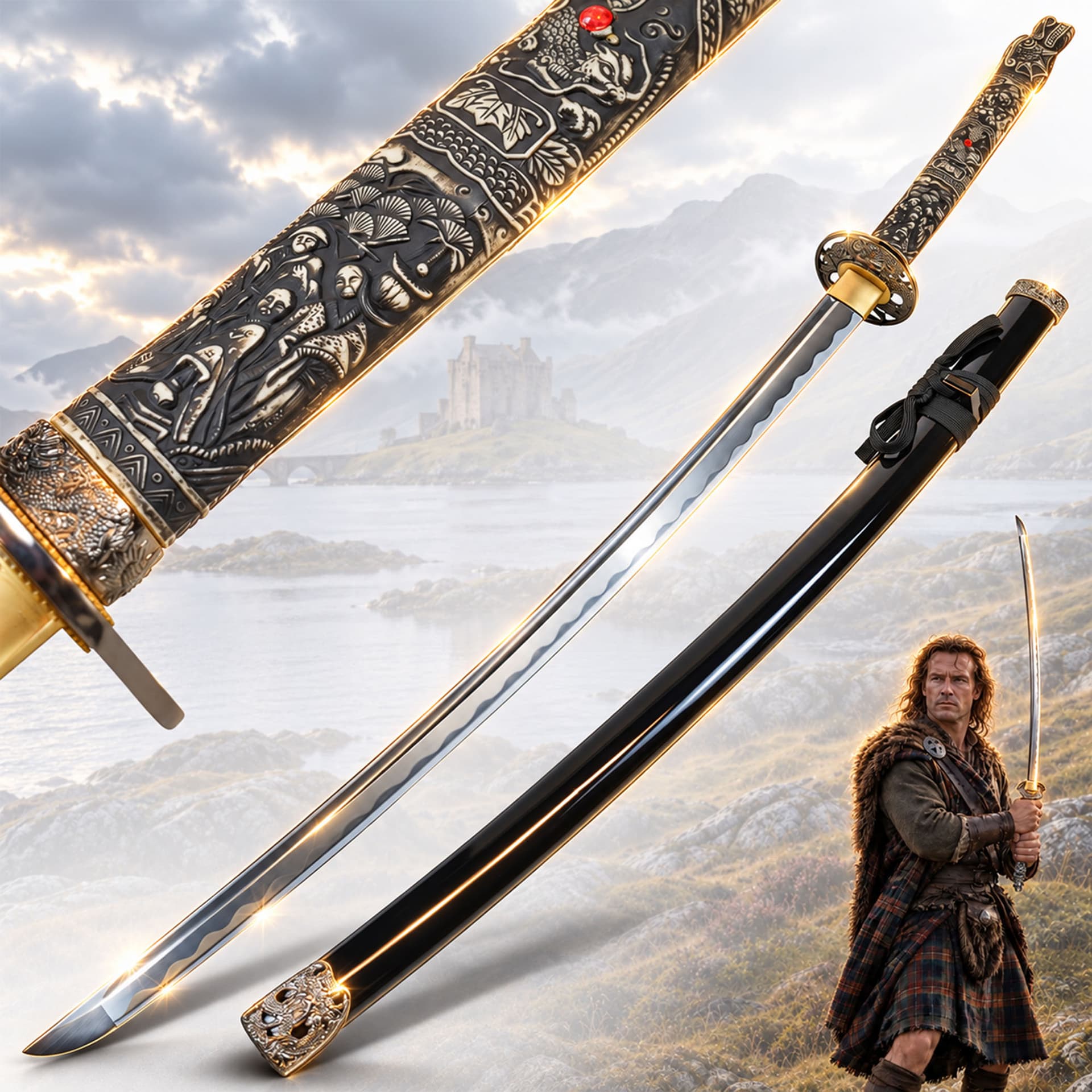 Highlander - Duncan MacLeod Katana - handforged