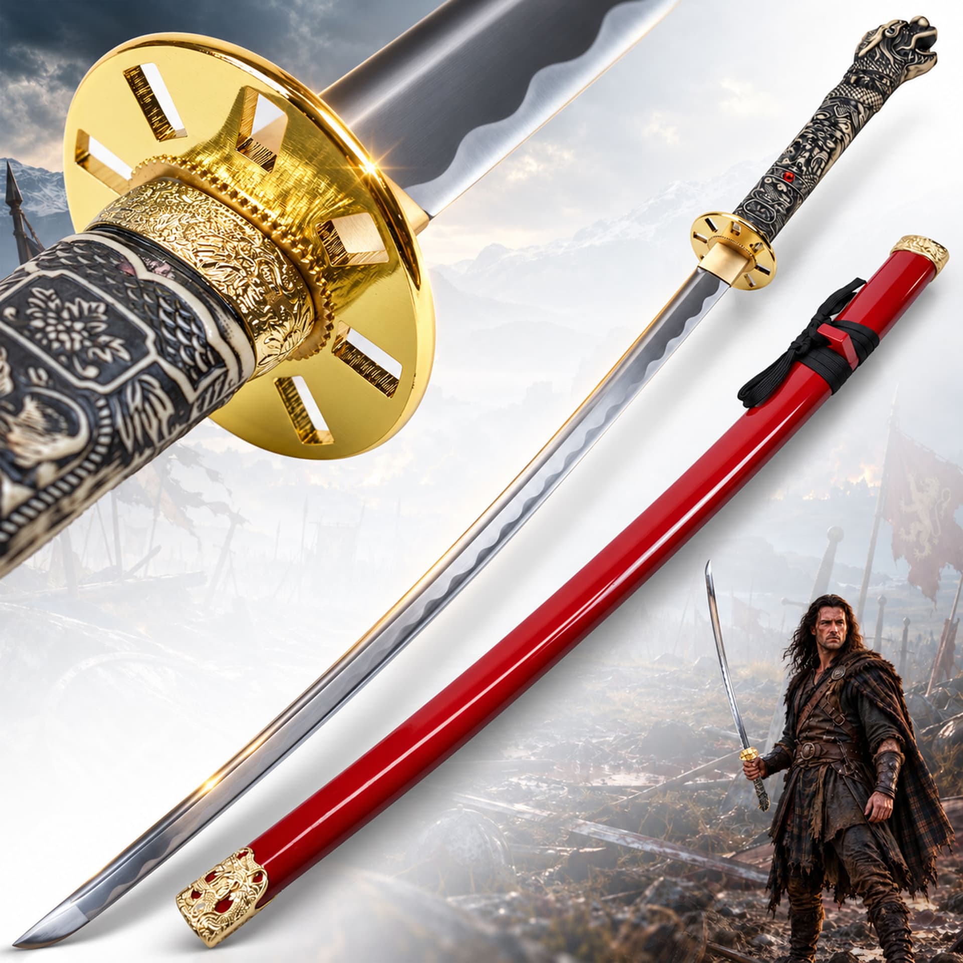 Highlander - Connor MacLeod Katana - handforged