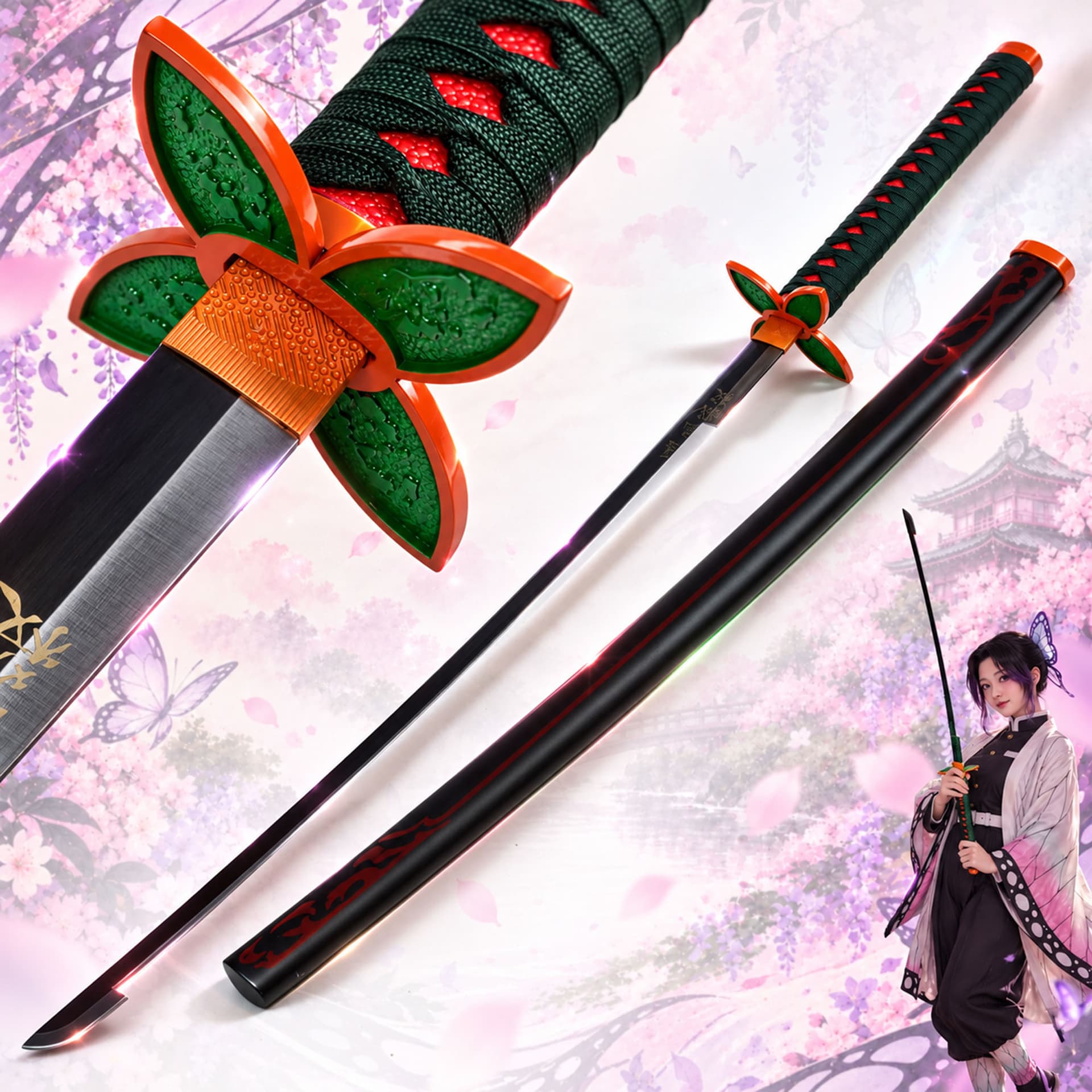 Demon Slayer: Kimetsu no Yaiba - Kochou Shinobu Schwert - Original Edition