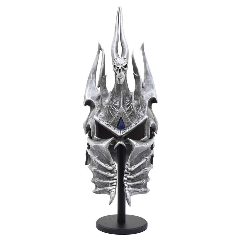 World of Warcraft: Helm der Herrschaft (Lichkönig) – Premium Replika inkl. Holzständer