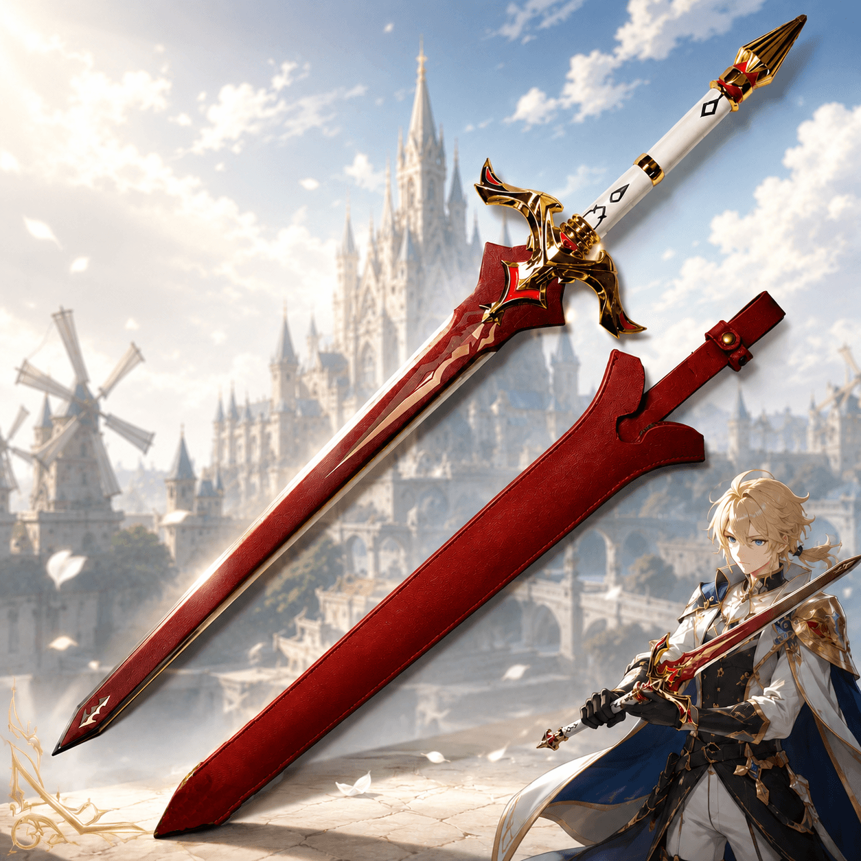 Genshin Impact - Royal Sword with Sheath