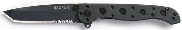 M16 Zytel EDC schwarze teilweise Sägeklinge Tanto Form