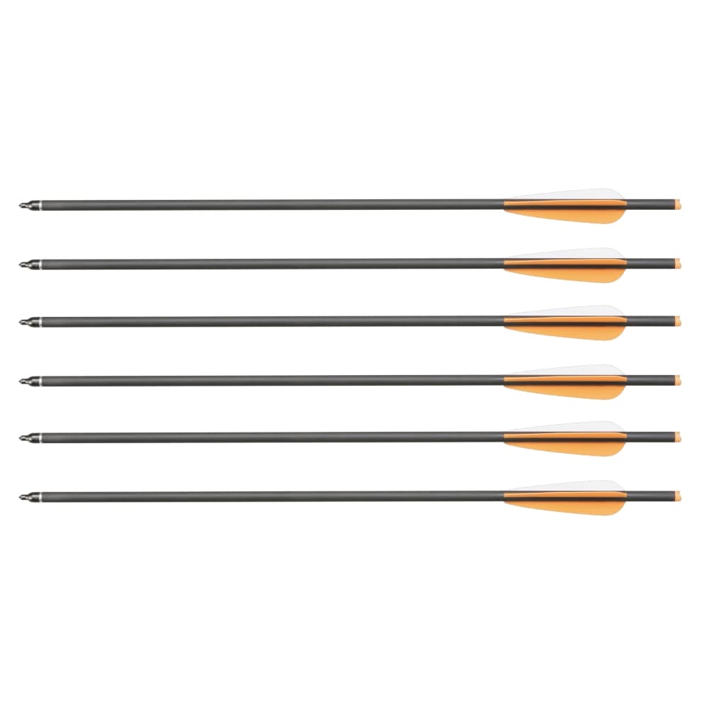 Carbon replacement arrows crossbow 6 pack