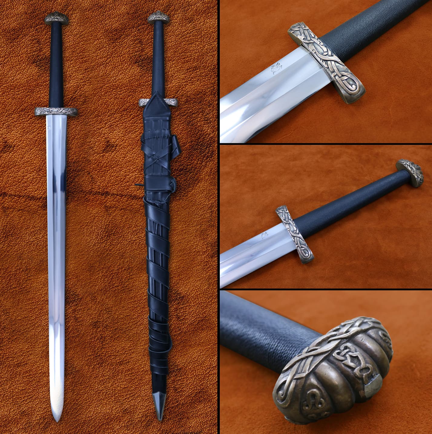 Zweihändiges Wikingerschwert