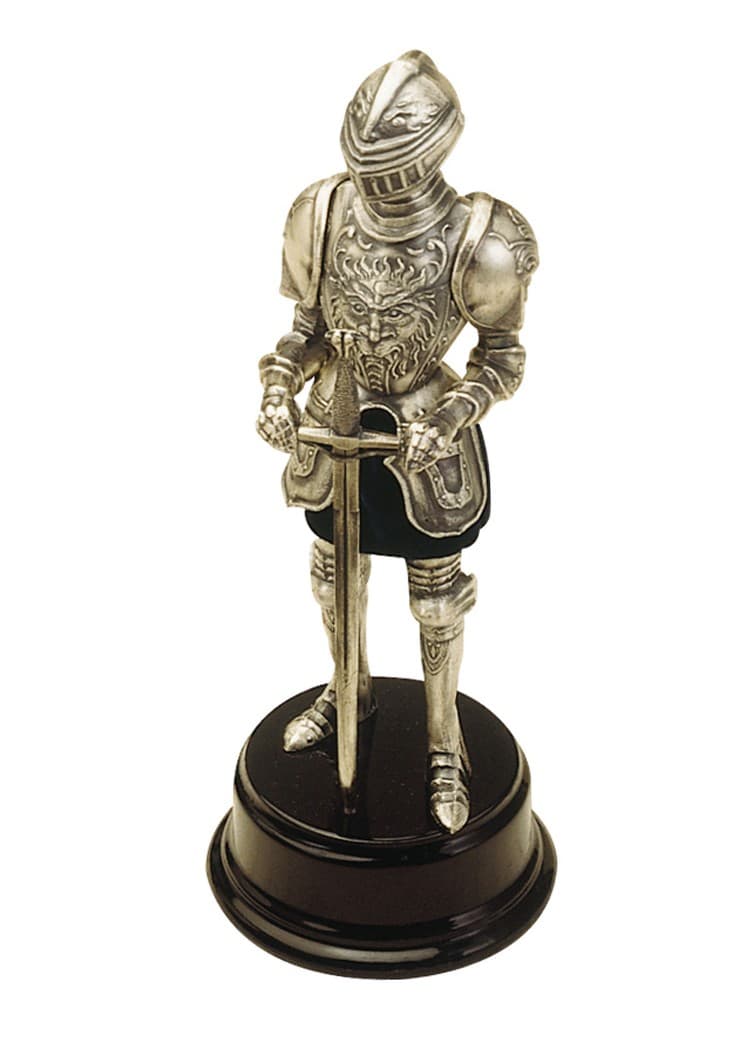 Miniatur Ritterrüstung mit Gravur