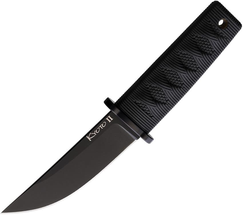 Kyoto II Stiefelmesser, schwarze drop point Klinge