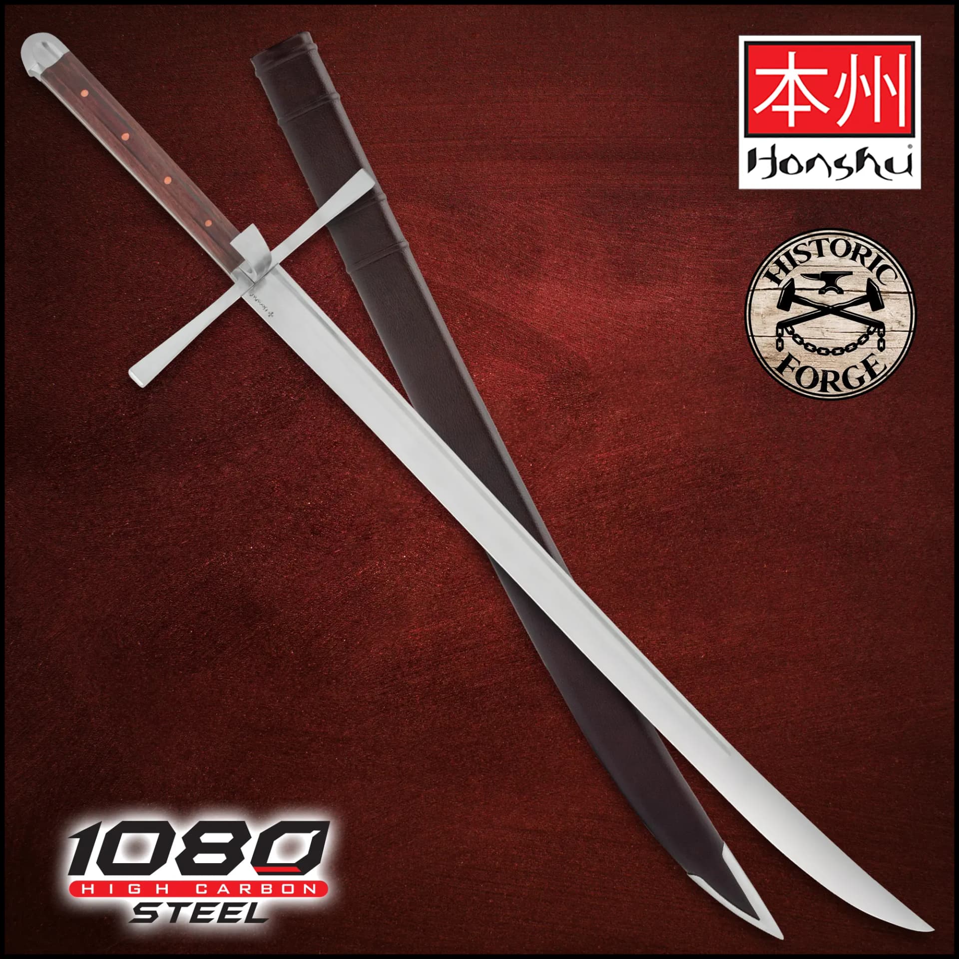 Honshu Historic Forge Kriegsmesser Schwert