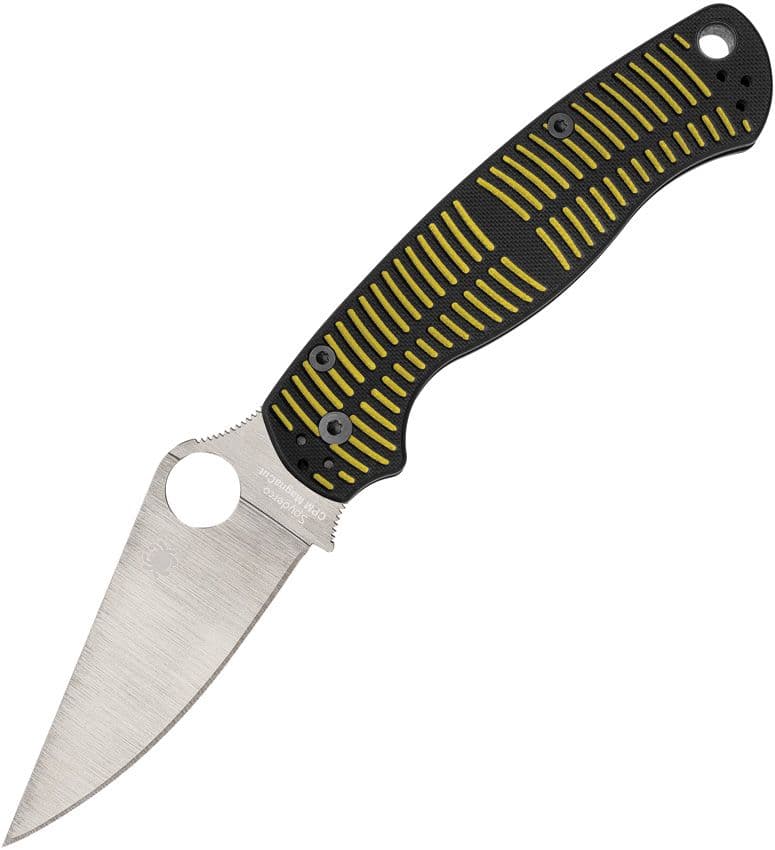 Paramilitary 2 Salt Compression, CPM-MagnaCut Satin Blade, Yellow/Black G10 Handle