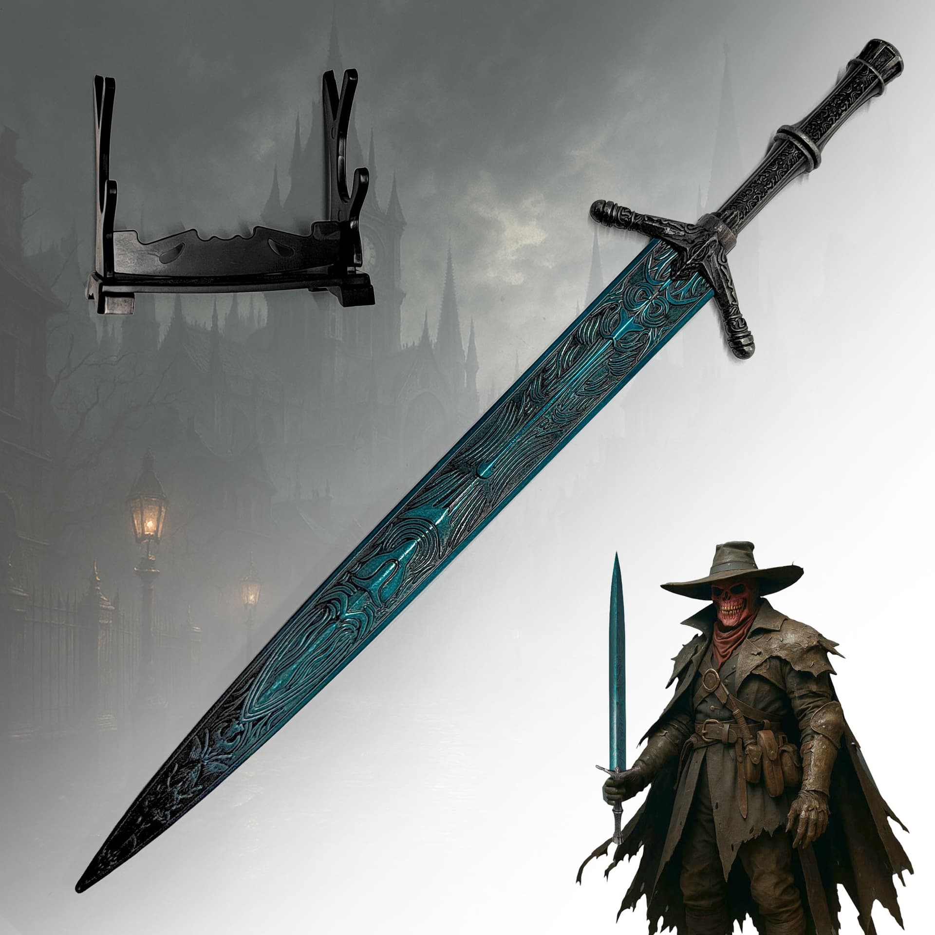 Bloodborne - Heiliges Moonlight Schwert, XL Brieföffnerversion