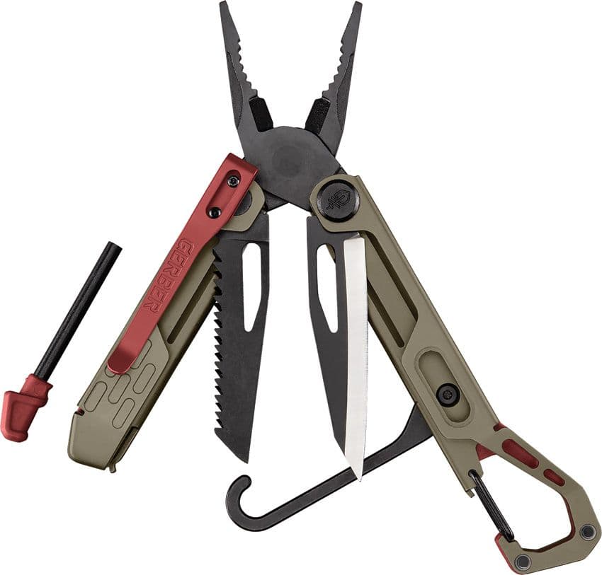 Gerber Stakeout Spark Multi-Tool Pliers, Coyote Brown Stainless Steel Handle