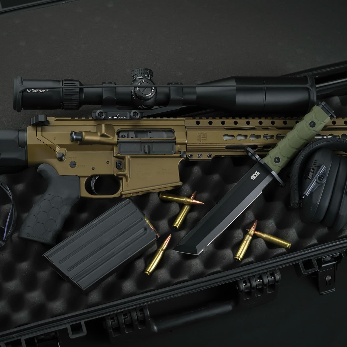 BAR15T Tanto Bayonet - OD Grün