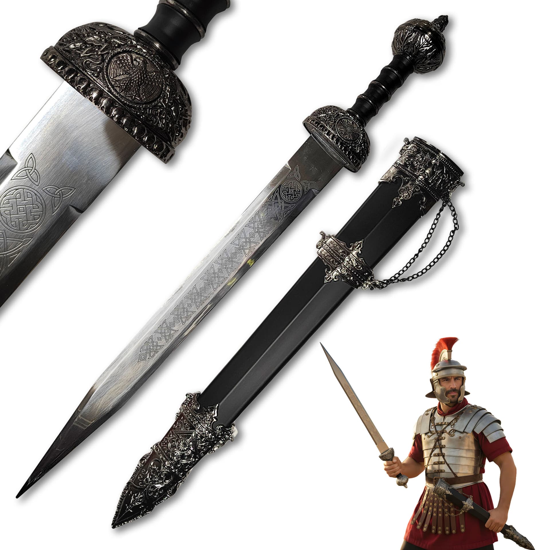 Römisches Gladius Schwert mit Scheide