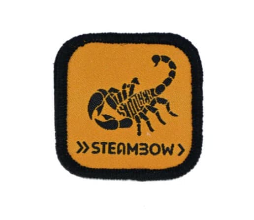Steambow Fabric patch, orange