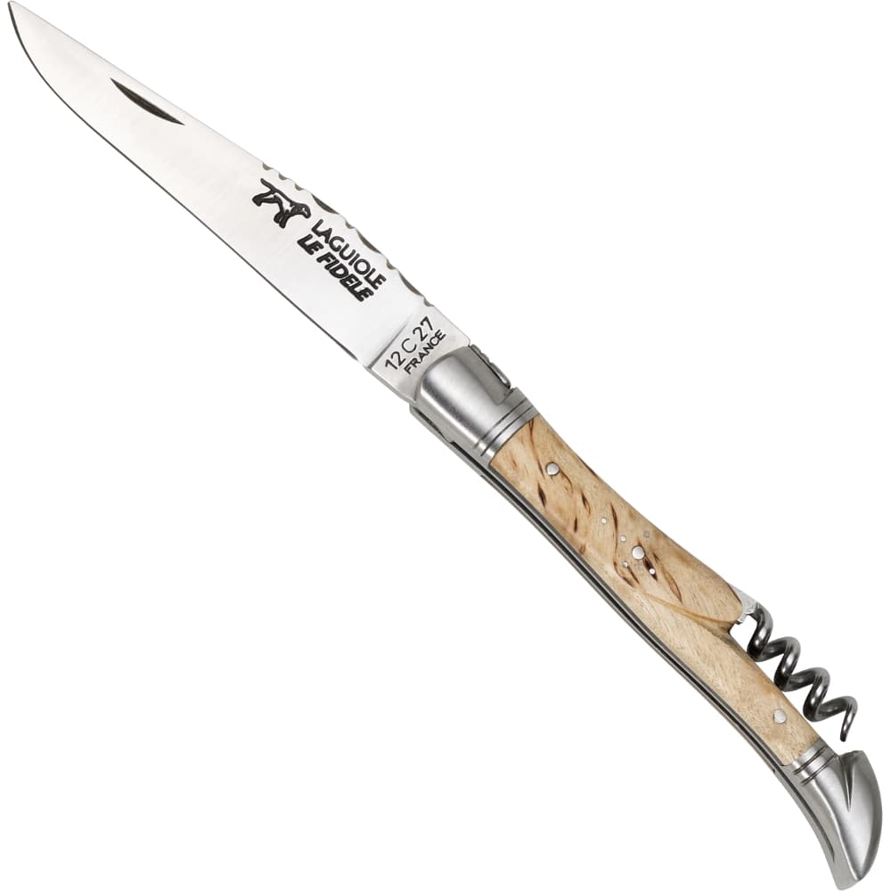 Taschenmesser Birkenholz