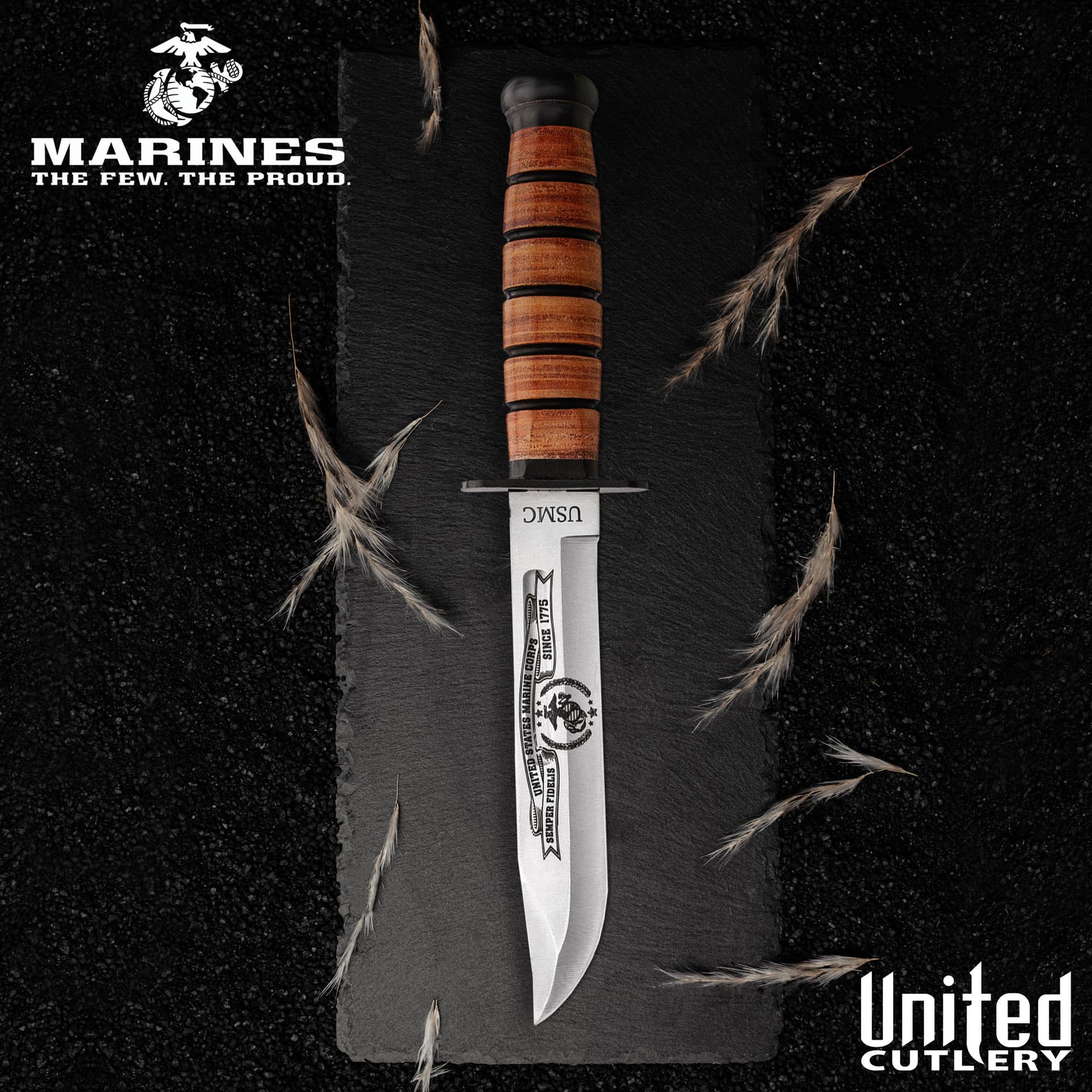 USMC Tribute Kampfmesser mit Scheide