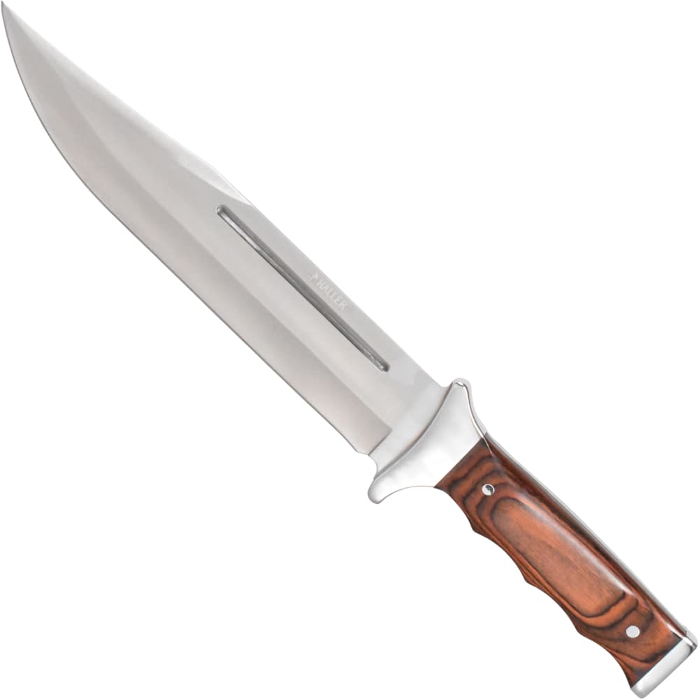 Bowie Knife With Pakka Wood Handle