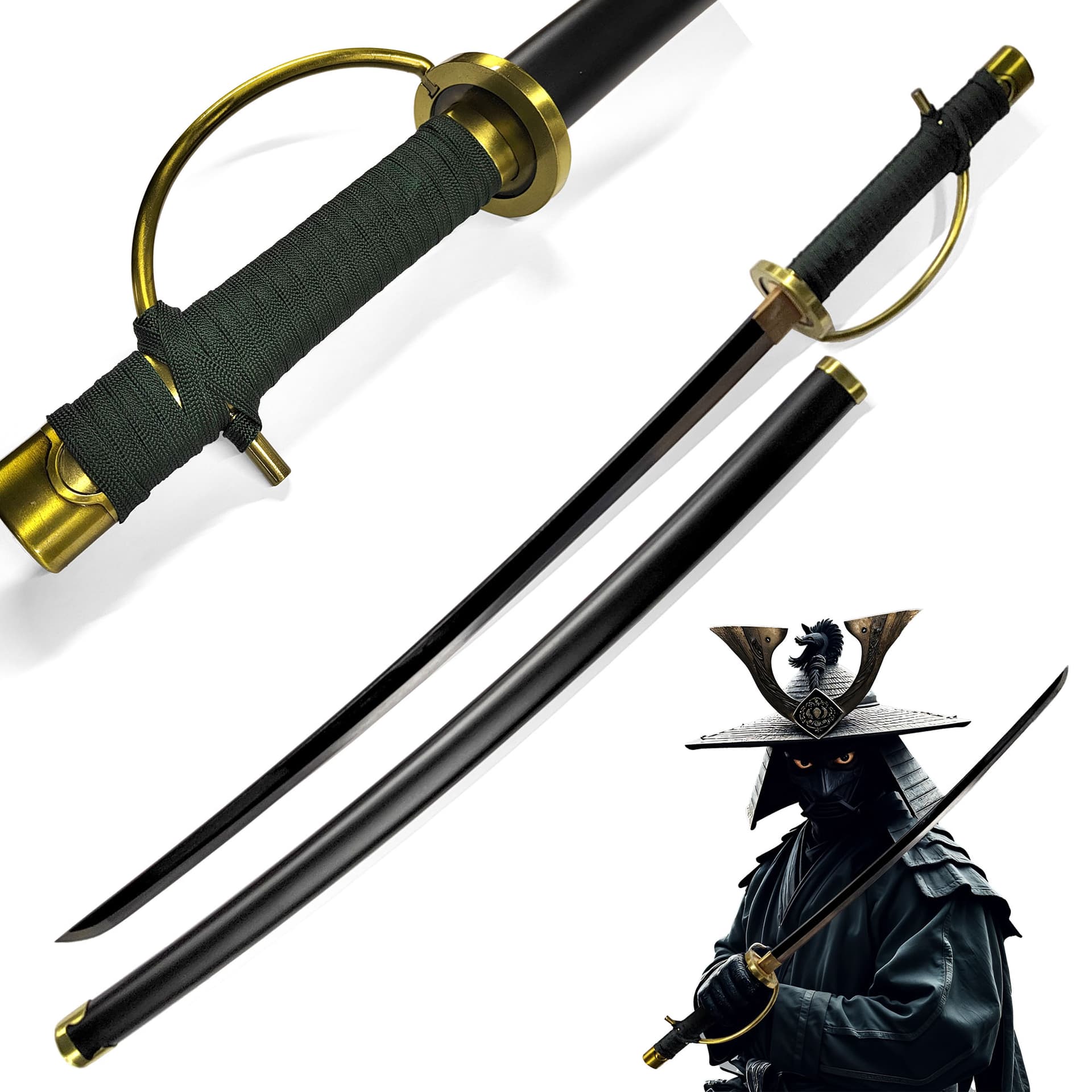 One Piece - Shanks's Schwert mit Scheide, Handgeschmiedet