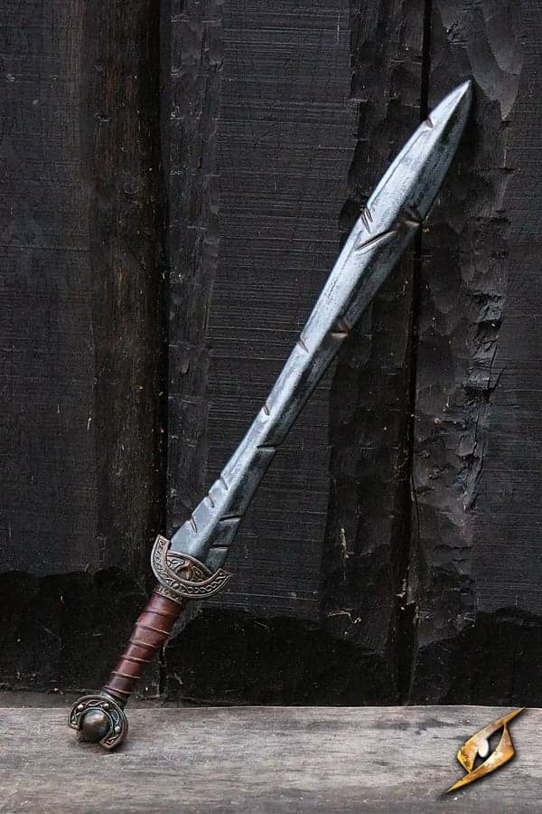Battleworn Celtic Leaf Sword - 85cm