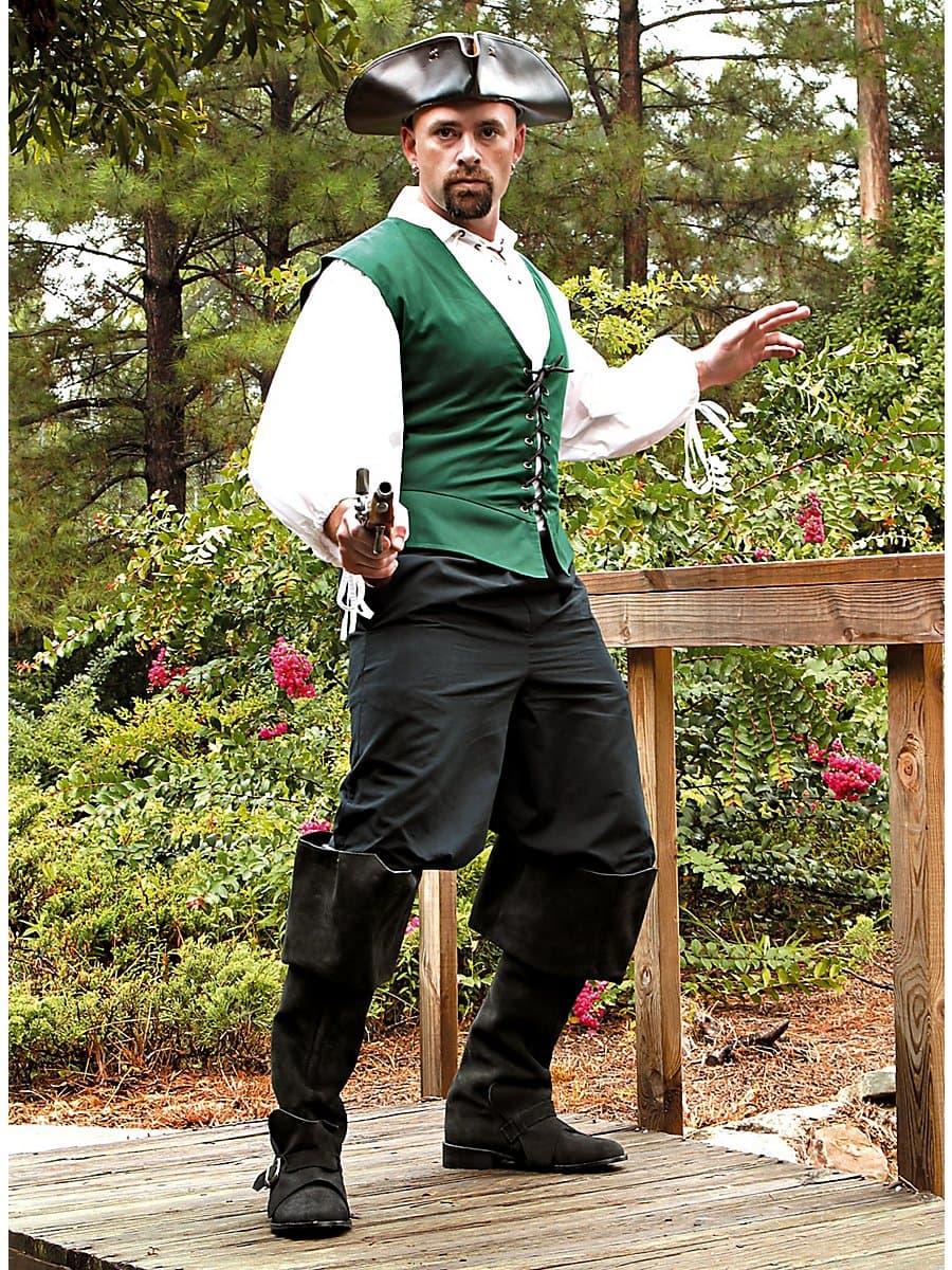 Piratenhose schwarz, Größe XXL
