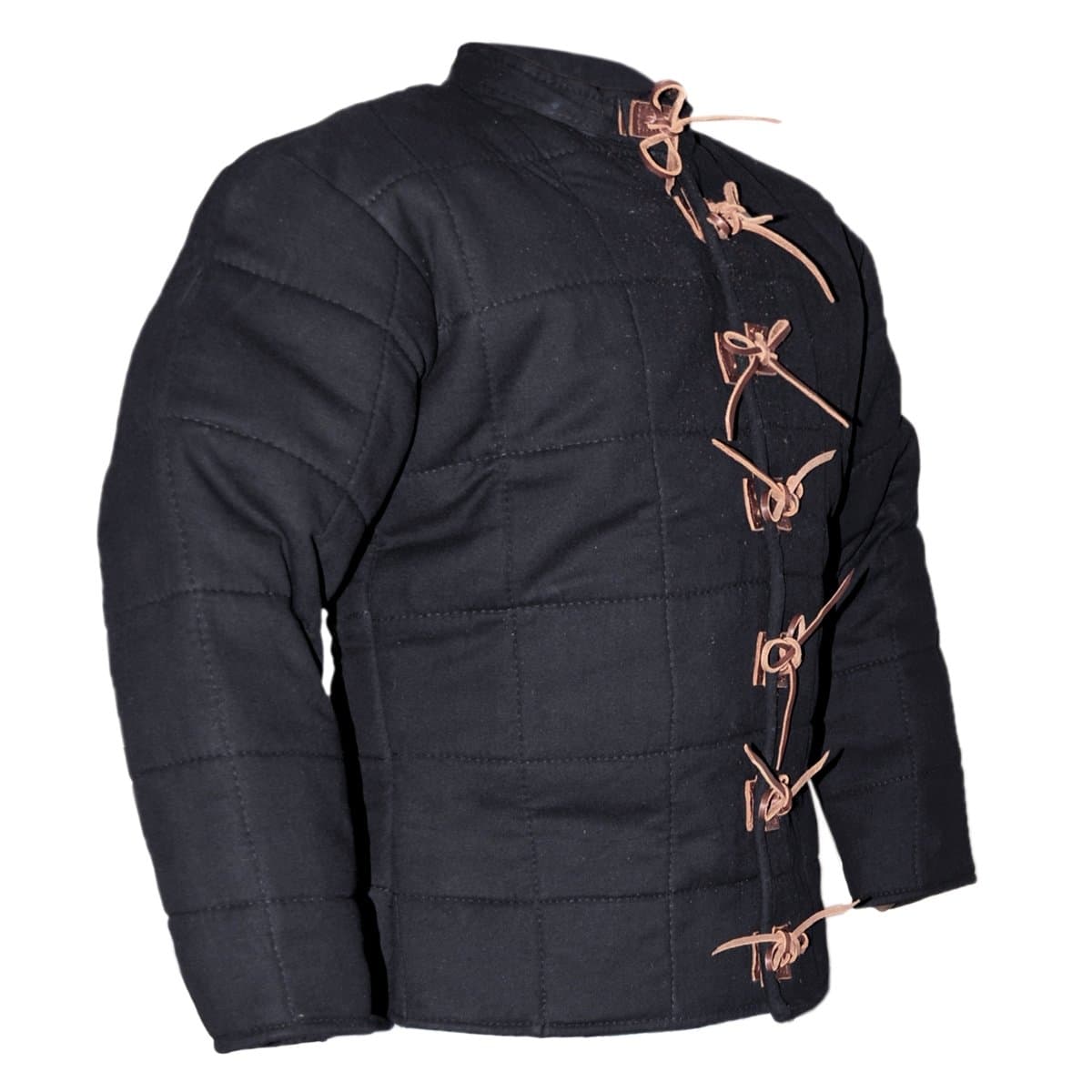 Arming Jacket 14th C./Early 15th C. - Black, Size L