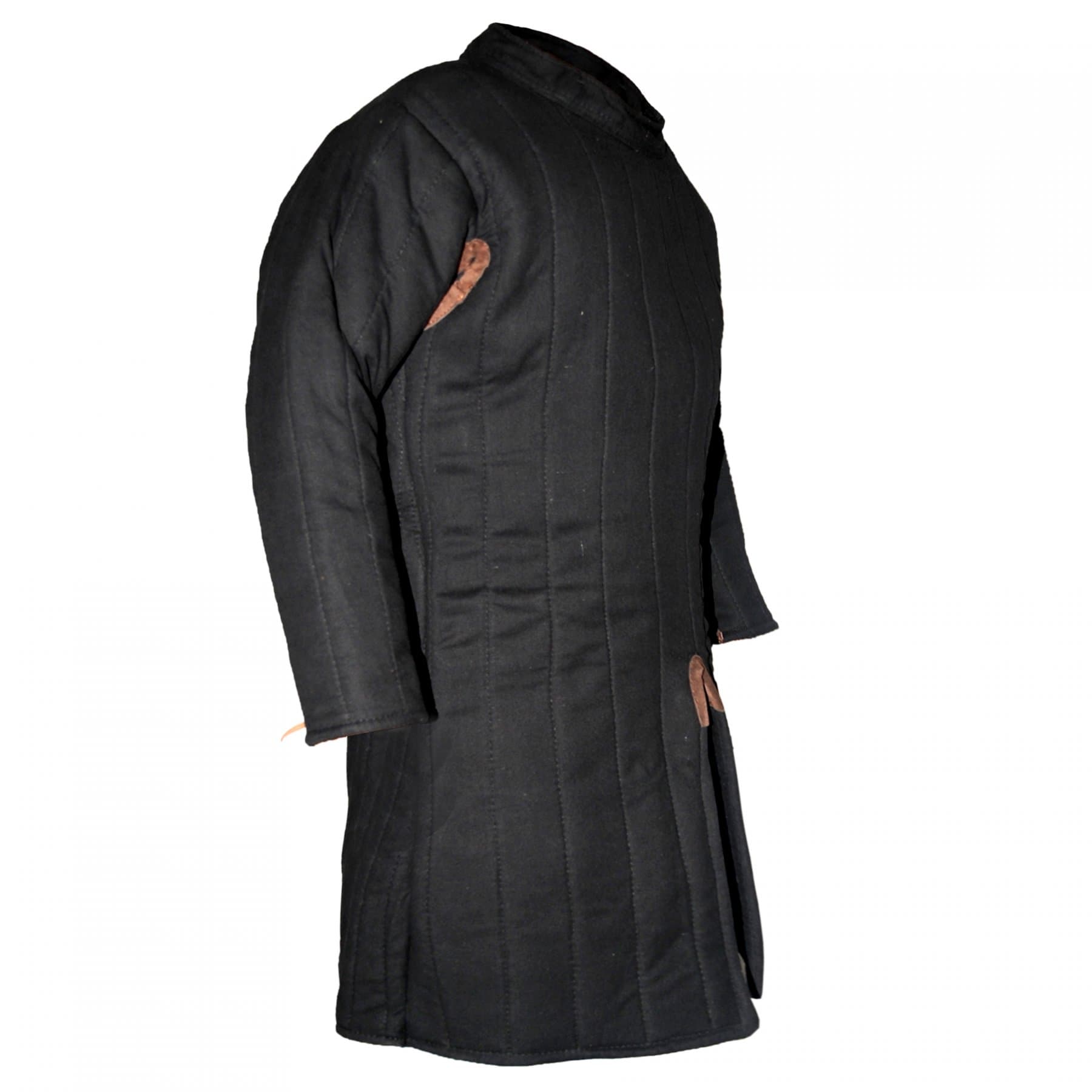 Einfacher Gambeson – schwarz, Größe XXL