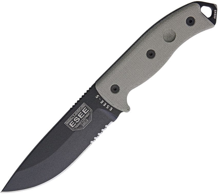 Model 5, OD Green Canvas Micarta