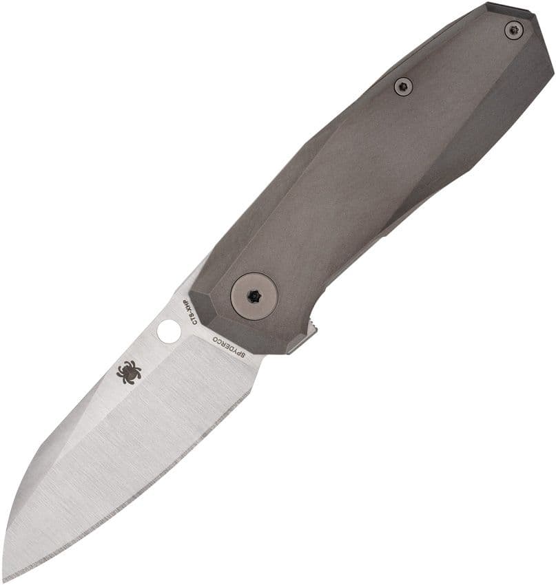 Techno 3, CTS-XHP Satin Glatte Klinge, abgeschrägter Titangriff