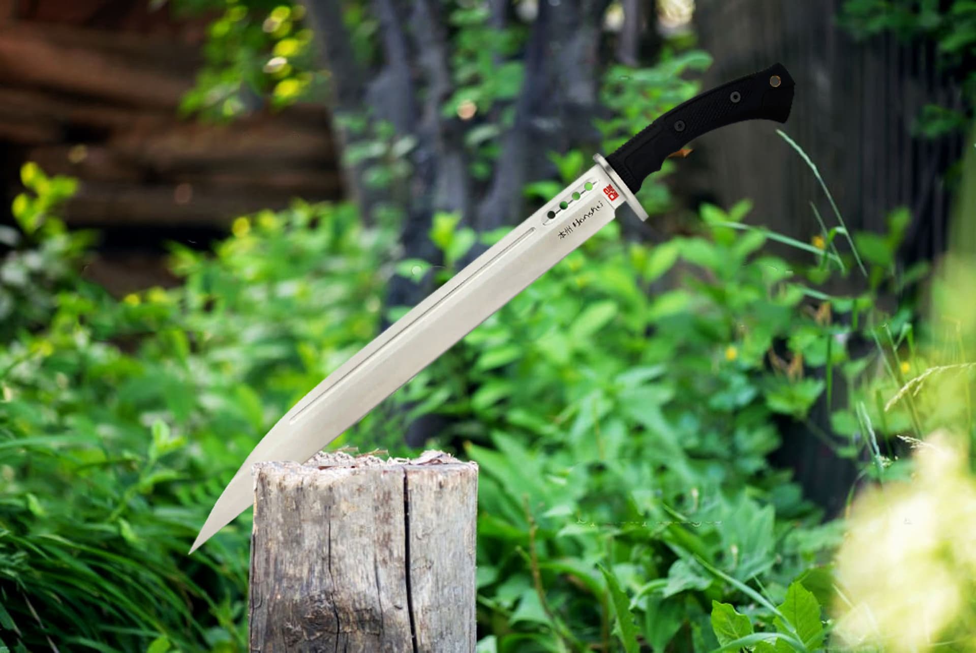 Honshu D2 Seax mit Scheide