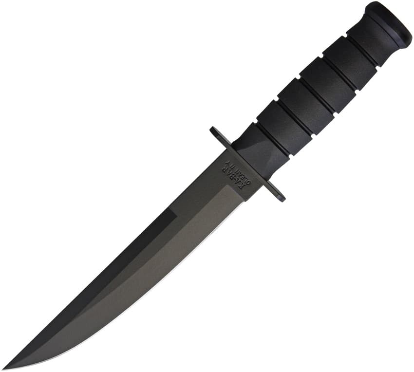 Messer mit festgestellter Klinge