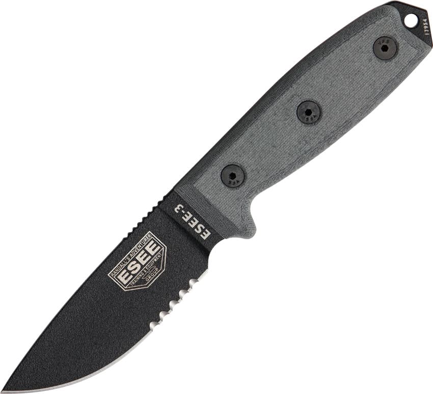 Model 3 Part Serrated