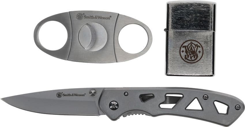Framelock Messer / Zigarrenschneider Set