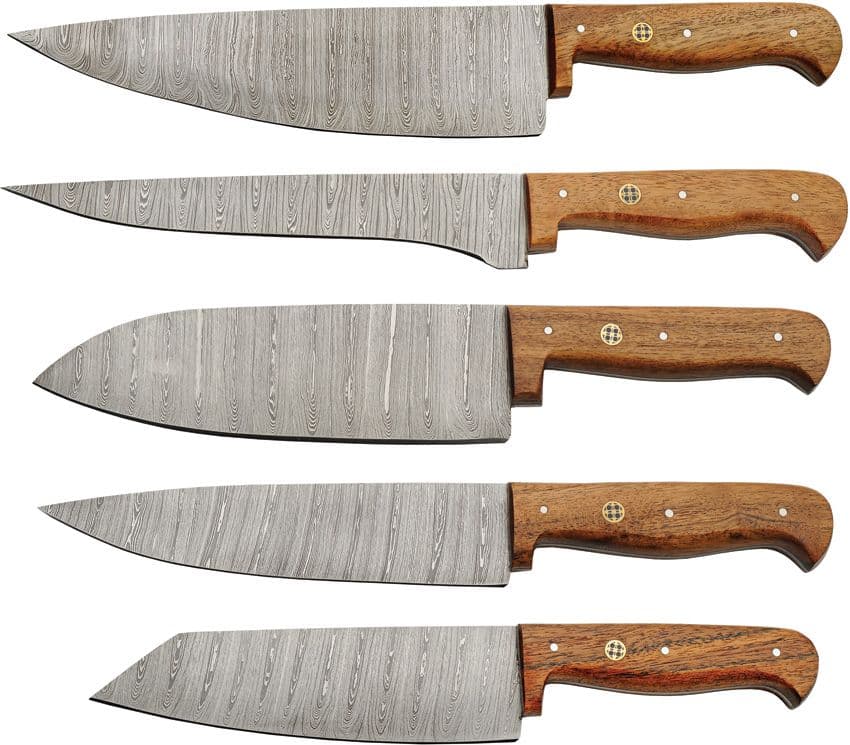 Mosaik-Küchenmesser Set 5-teilig
