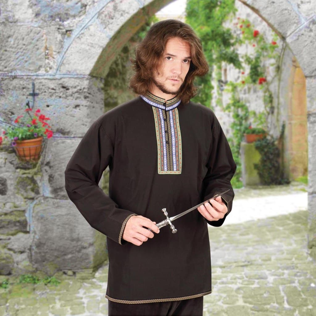 Marco Polo Shirt, Schwarz, Größe S