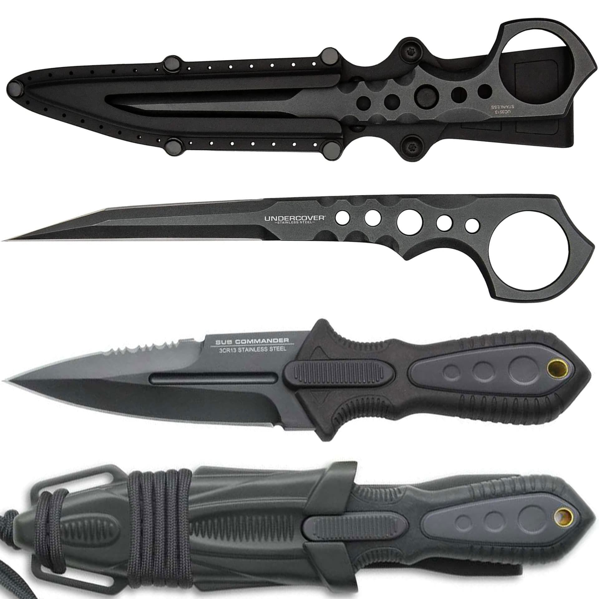 Combat Commander Stiefelmesser + Undercover CIA Stinger II (Bundle)
