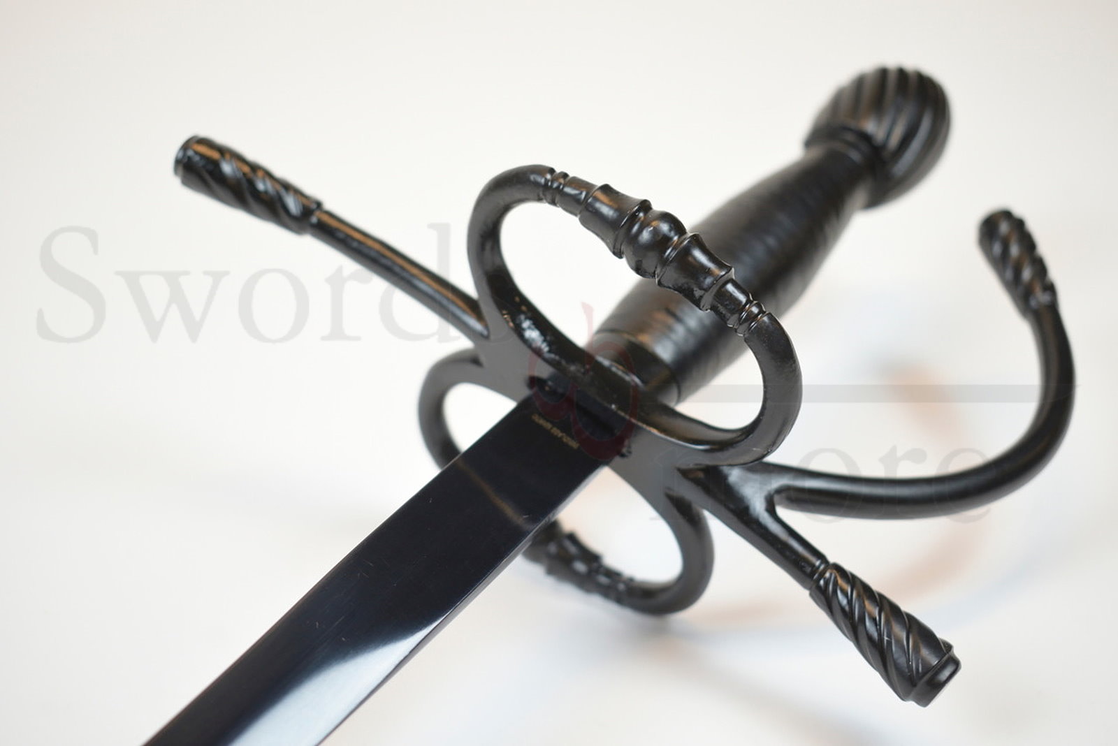 Schwarzes Marodeur Rapier mit Scheide Schwarzes Marodeur Rapier mit Scheide
