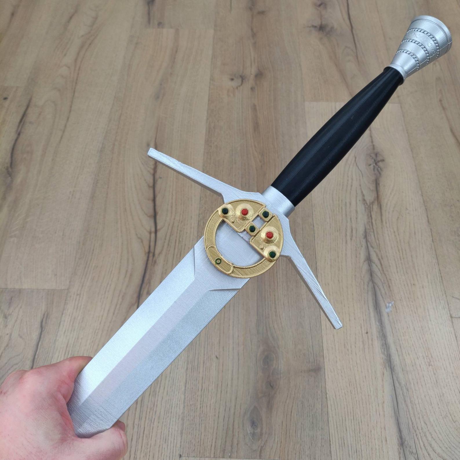 The Witcher - The Sword of Geralt Rivia, Netlifx Series, 3d printed, cosplay prop