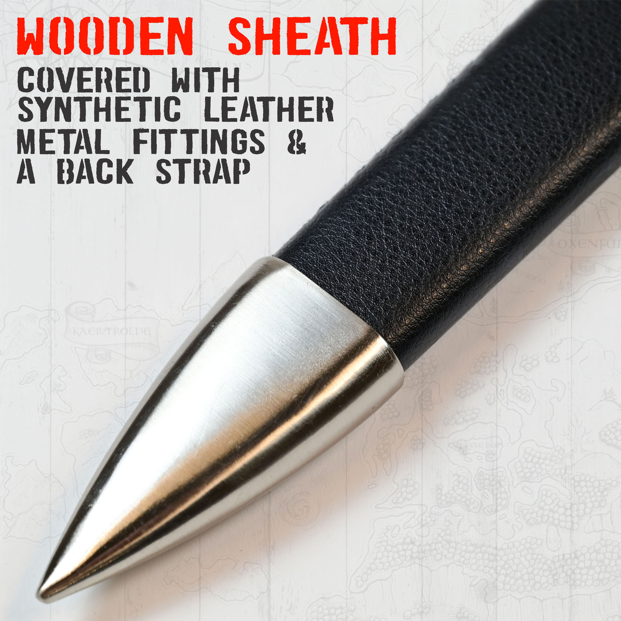 Witcher - silver sword with scabbard - type I + Wall Plaque