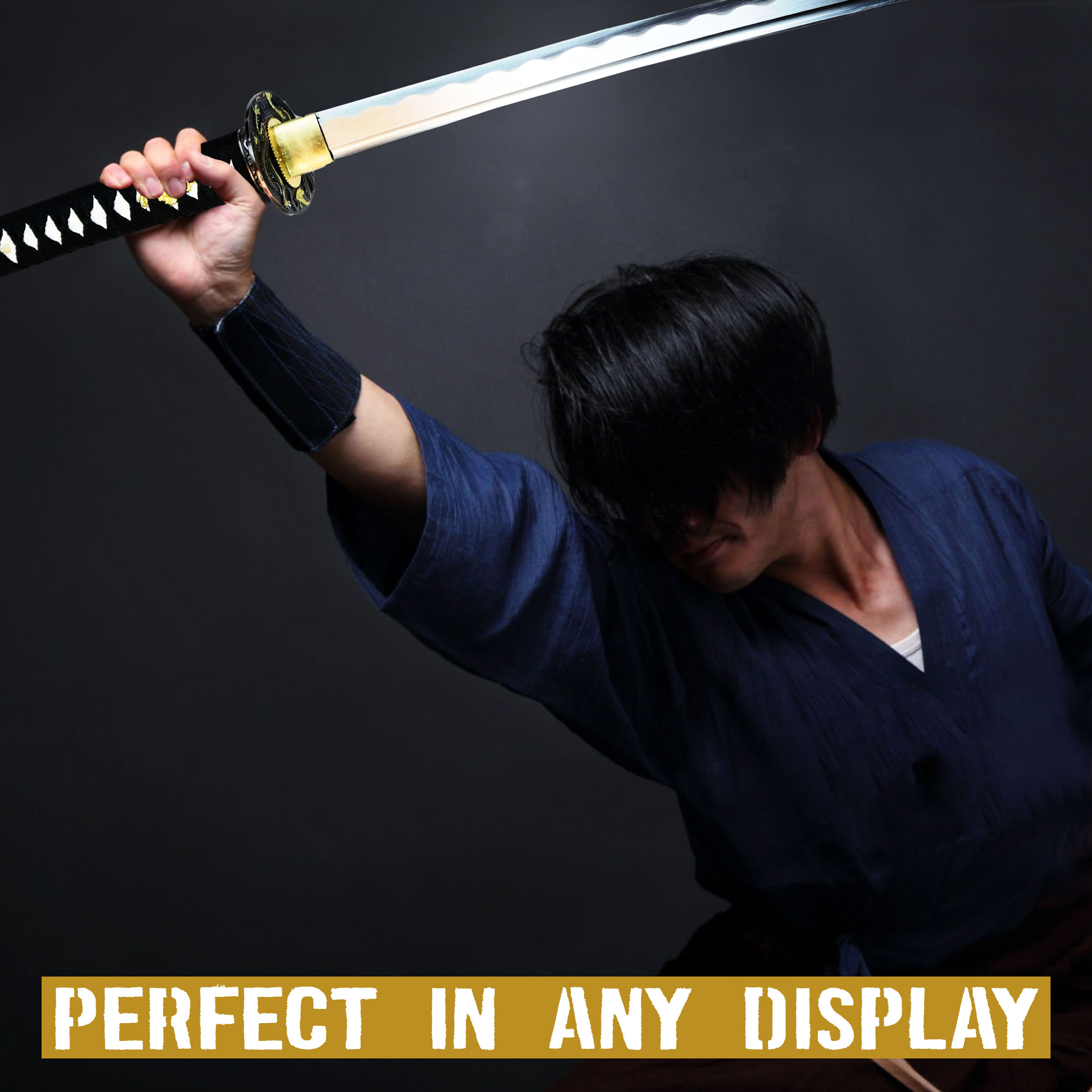 Handgeschmiedetes japanisches Drachenkatana