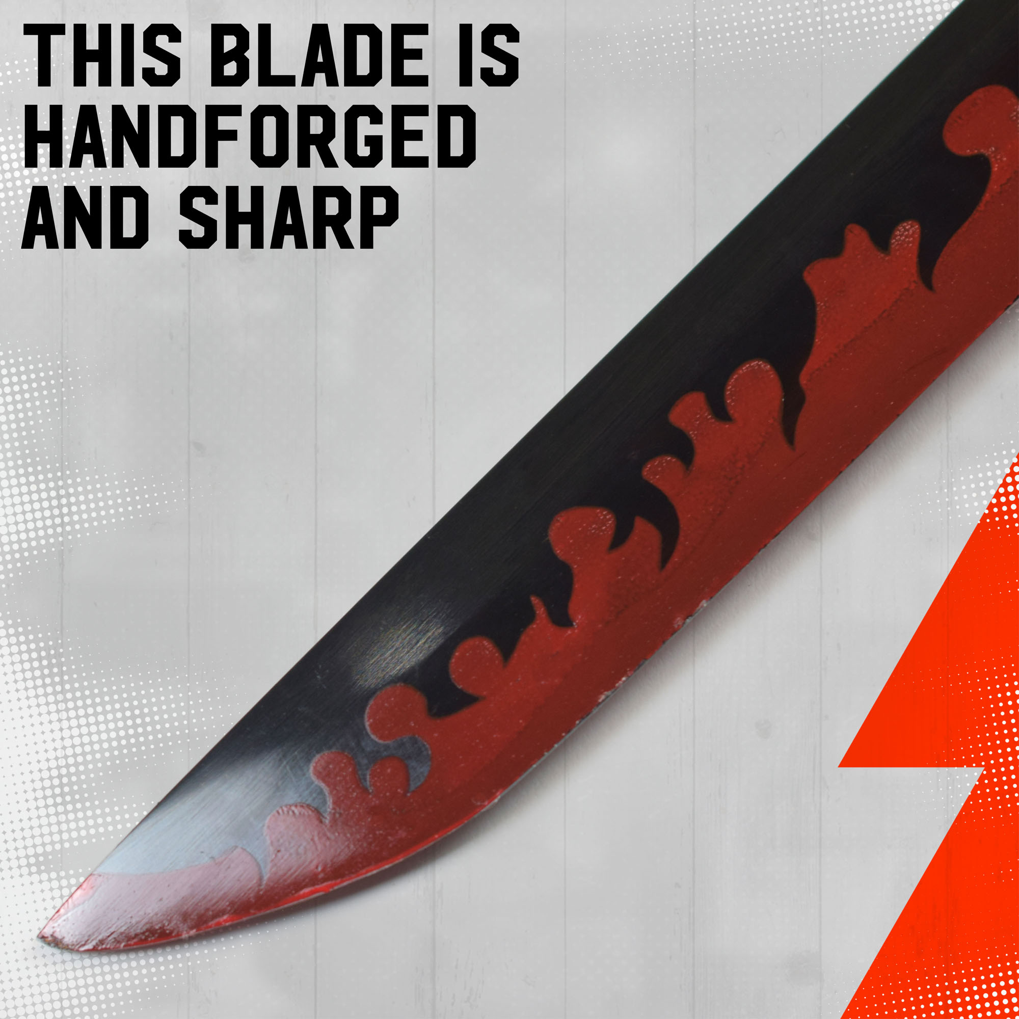 Demon Slayer: Kimetsu no Yaiba - Rengoku Kyoujurou Schwert - handgeschmiedet