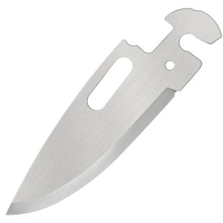 Folding Click N Cut 3 Pack of Plain Edge Drop Point Blade