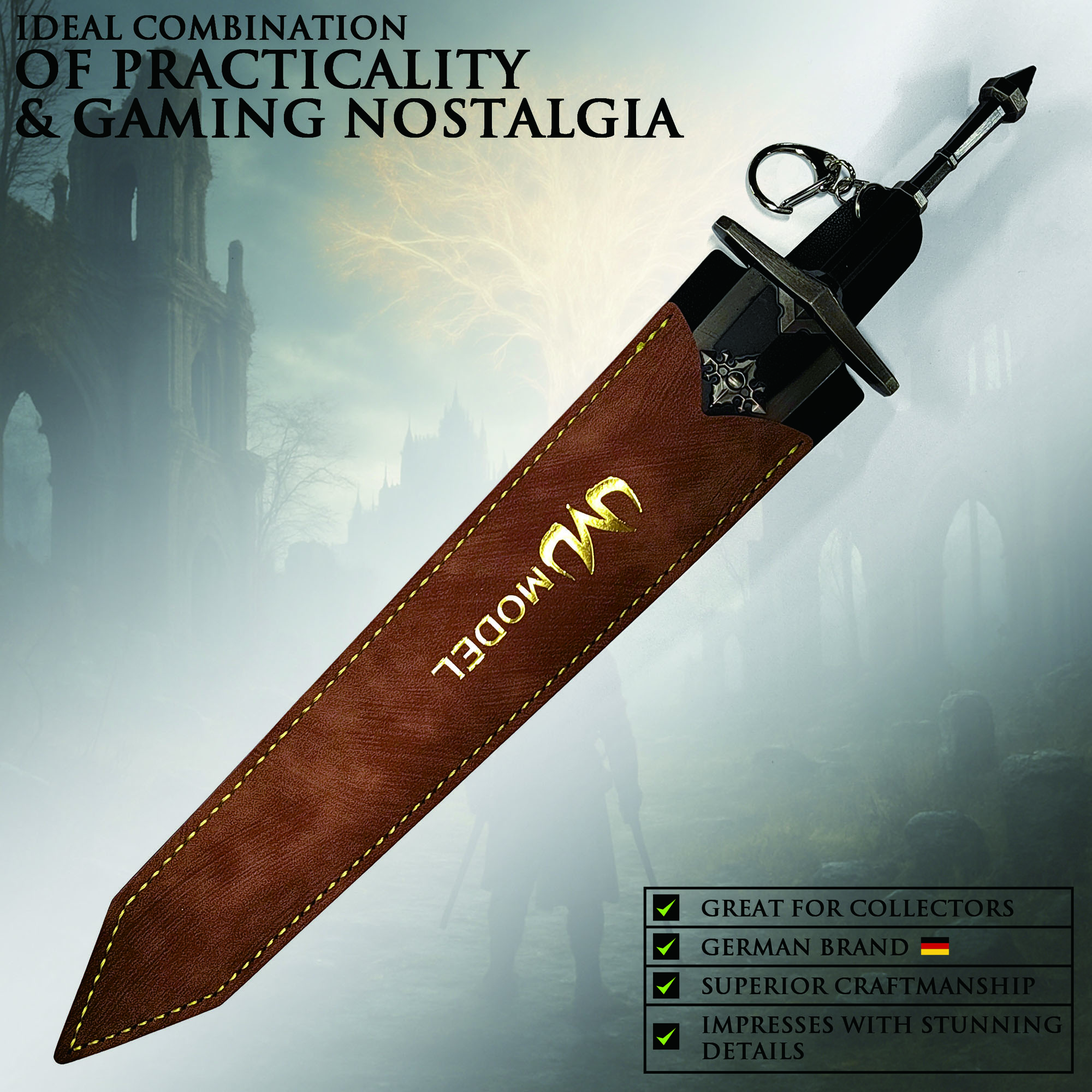 Elden Ring - Greatsword of Solitude, XL Brieföffnerversion