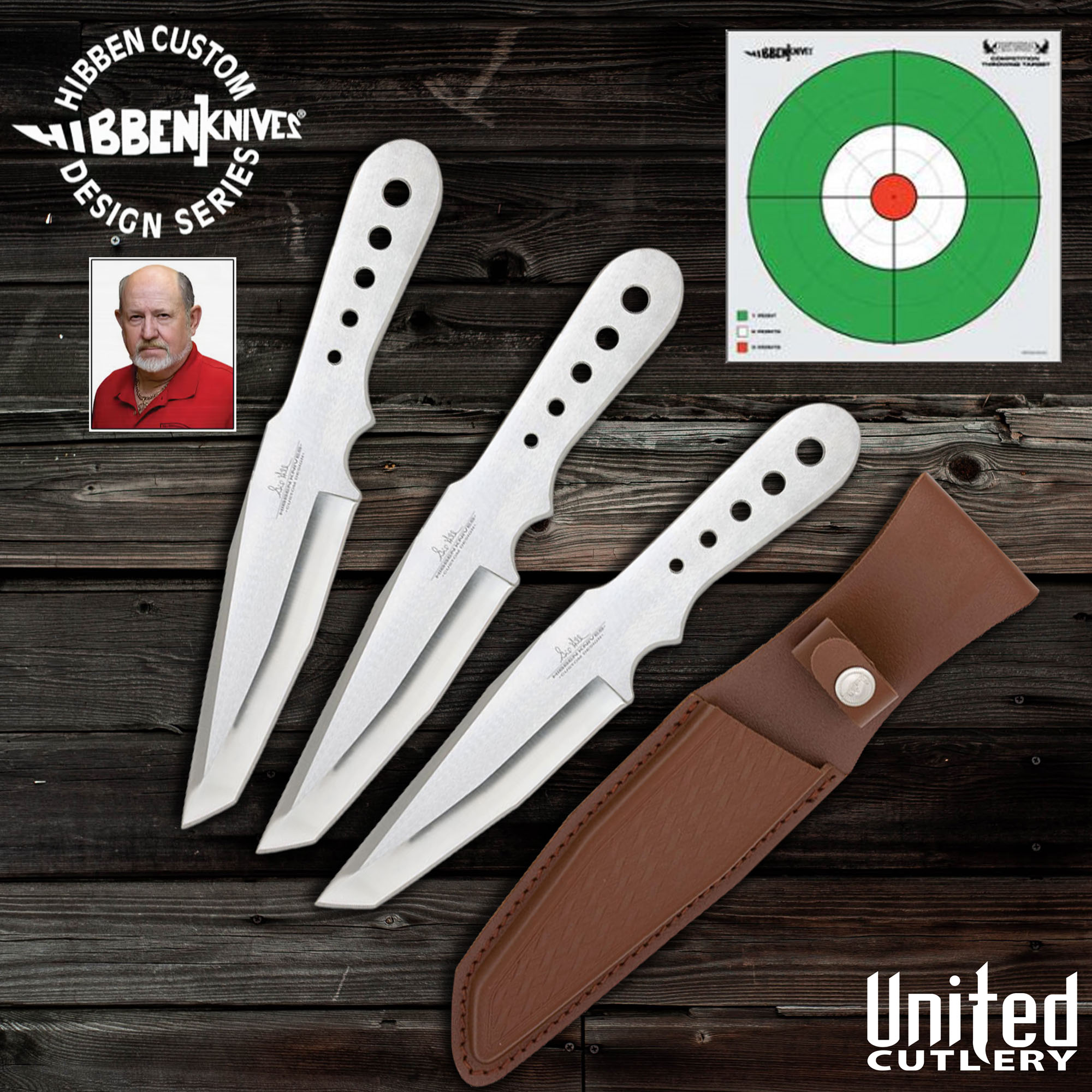 Gil Hibben Thrower Triple Set Tanto Large