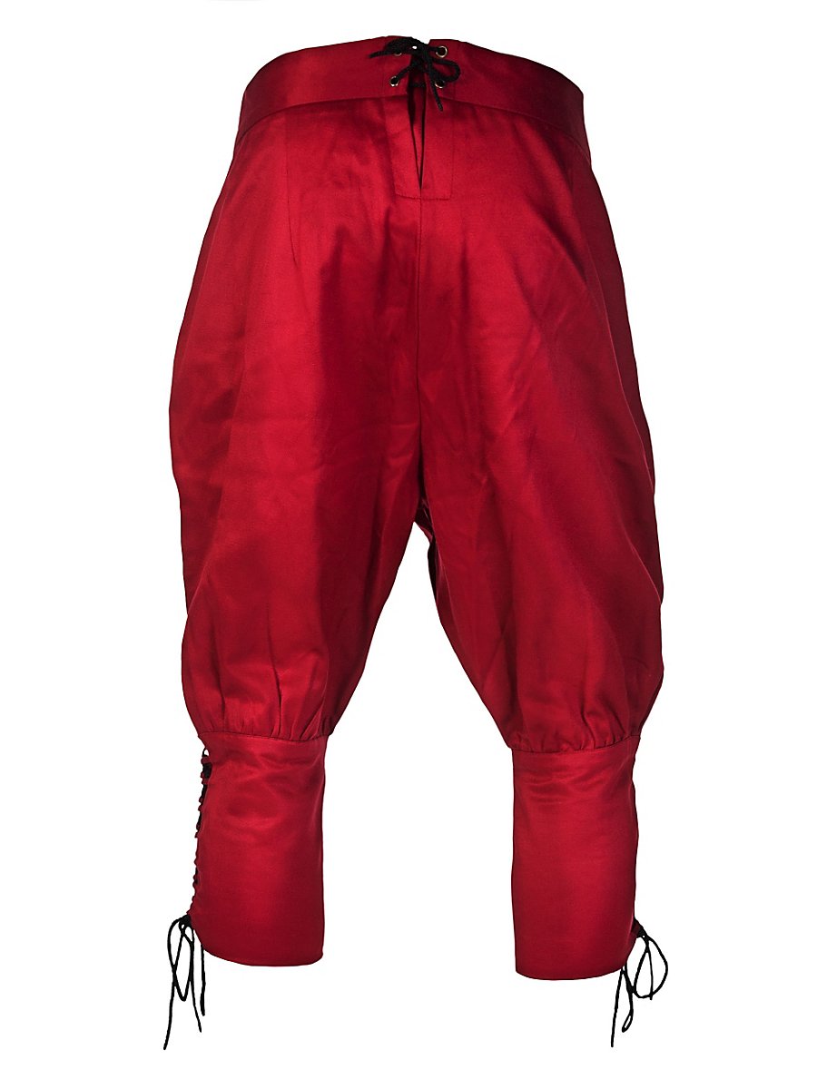 Kniehose mit Effektschnürung burgund, Größe L/XL