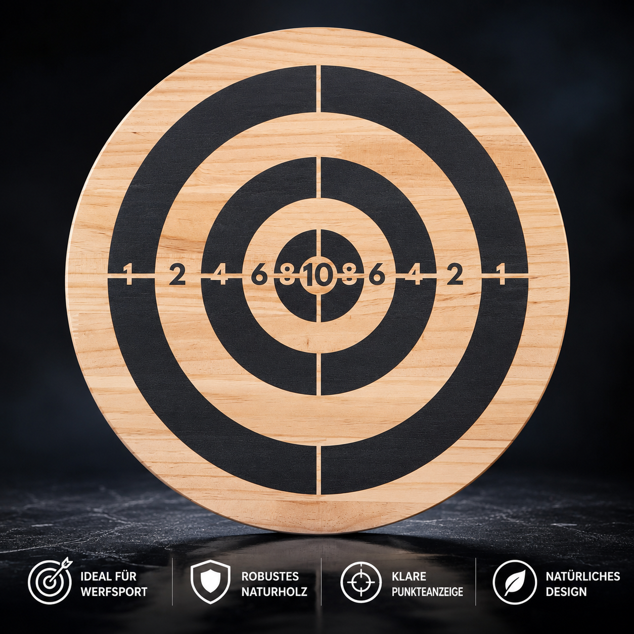 Wooden Throwing Knife Target