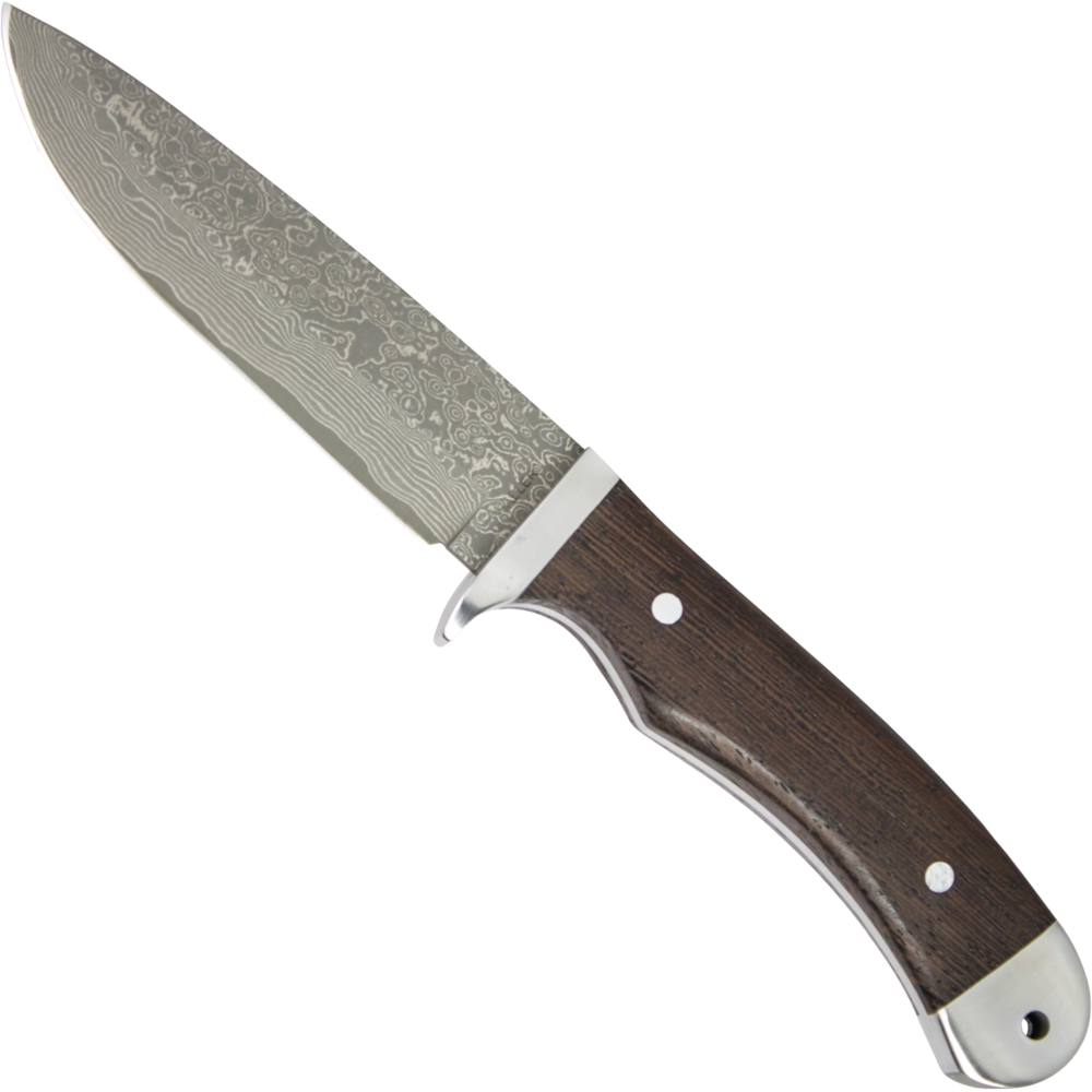 Damascus knife wenge 
