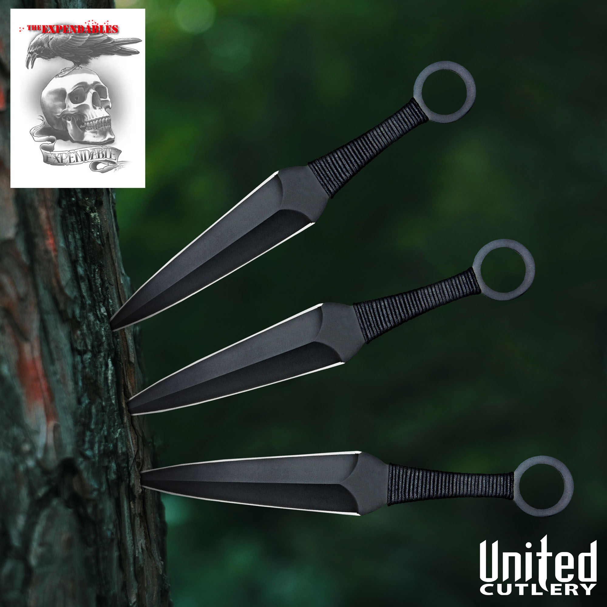 Expendables Giant 30cm-Triple Kunai Set