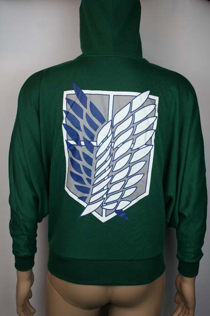 Attack on Titan - Hoodie, green