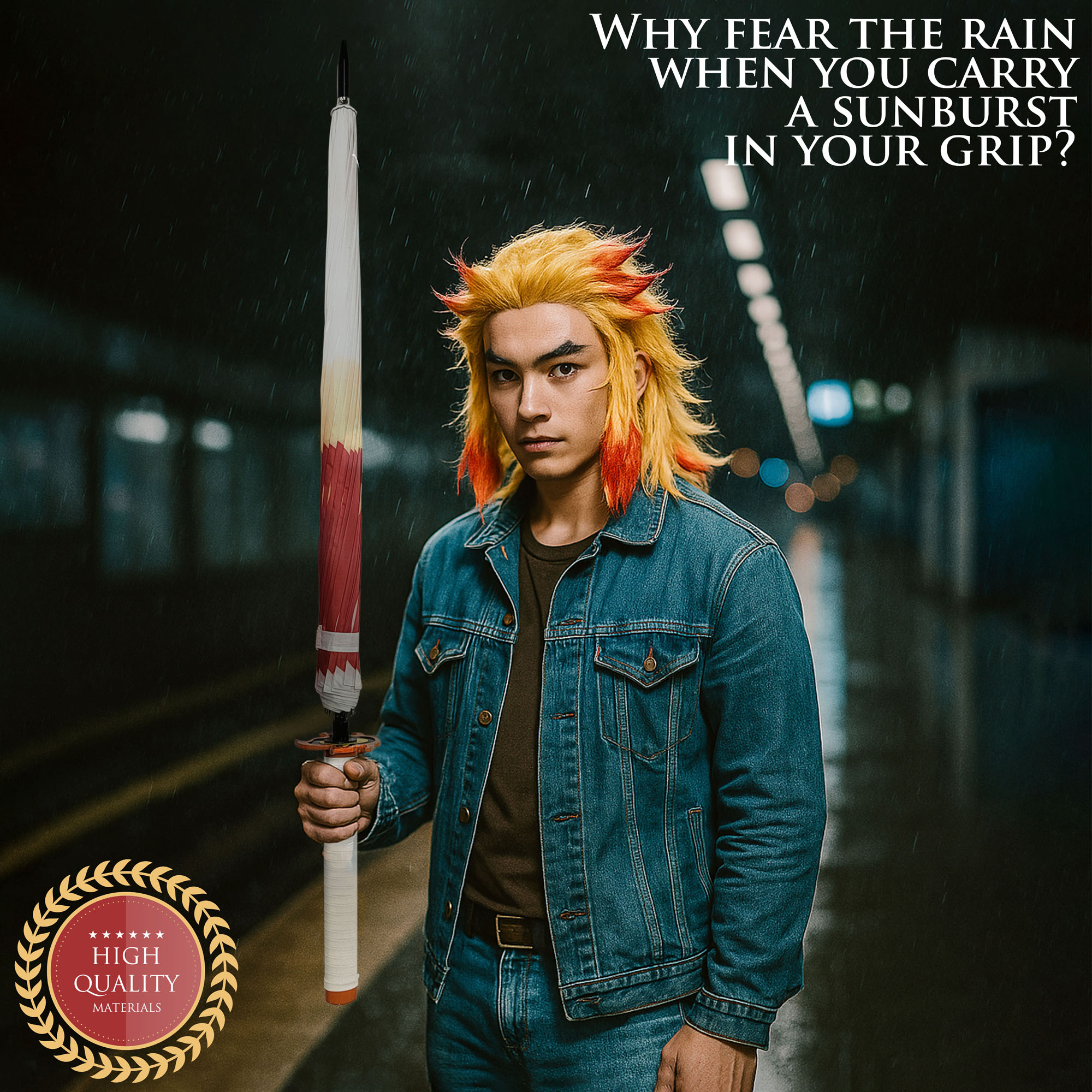 Demon Slayer - Rengoku Kyojuro Katana Regenschirm