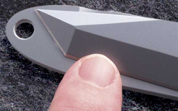 Halligans K.I.S.S. silberne glatte Klinge