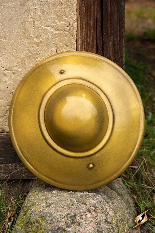 Fencing Buckler, gold - LARP